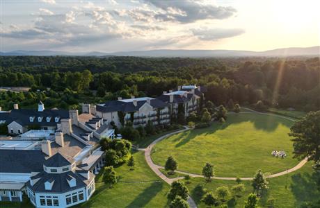 Antique Car Driving Down Resort Drive