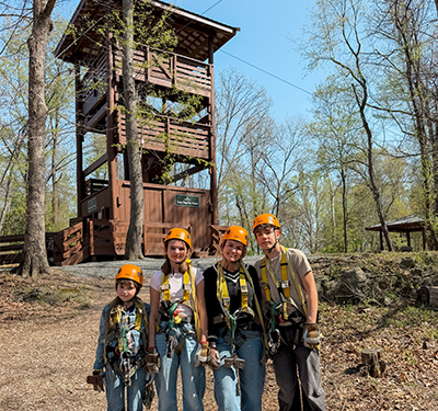 family ziplining experience